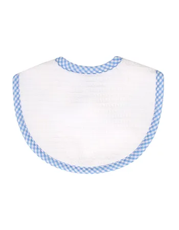 3 Marthas Gingham Pique Medium Bib