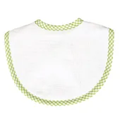 3 Marthas Gingham Pique Medium Bib