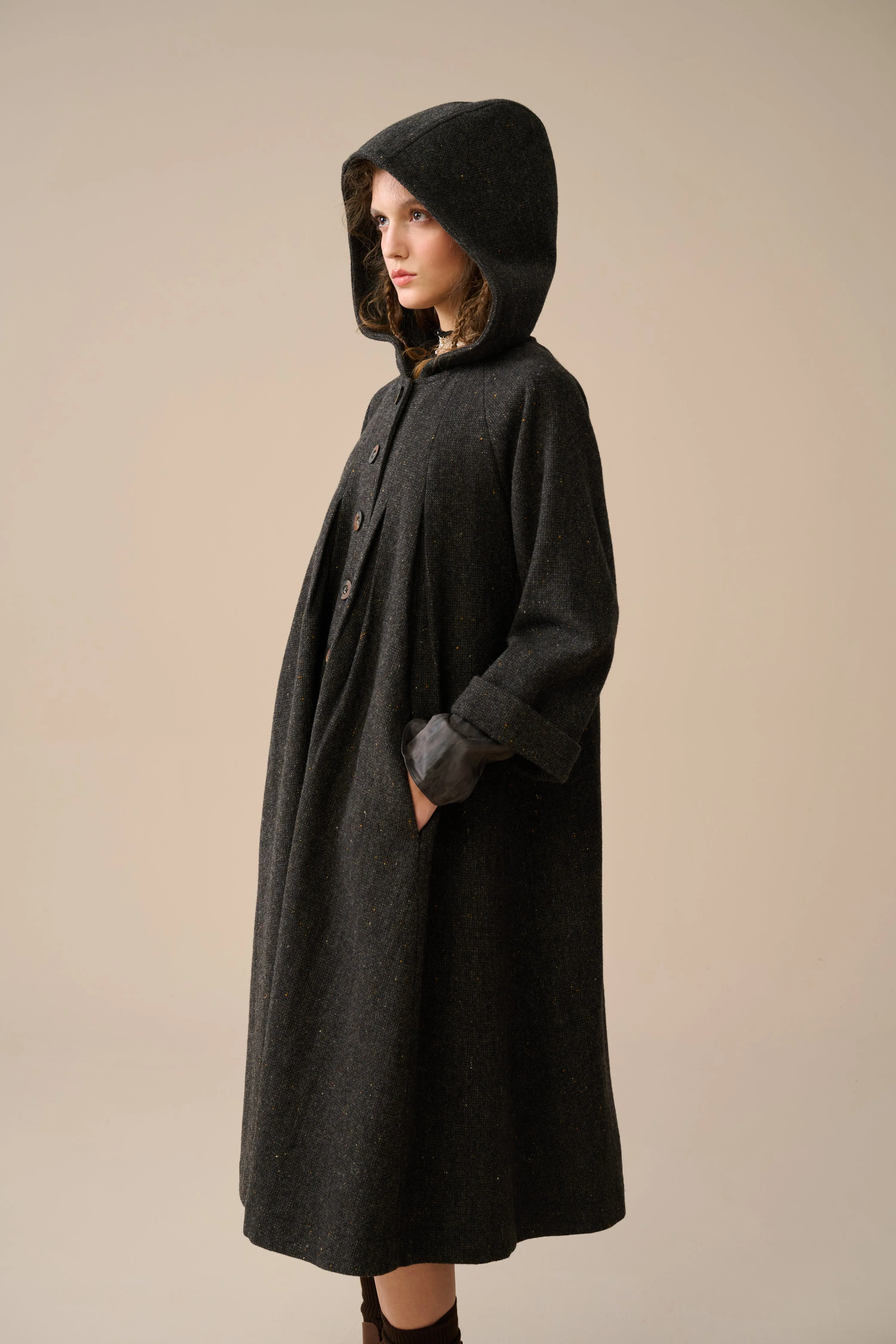 Academy 06 | hooded wool coat jacket