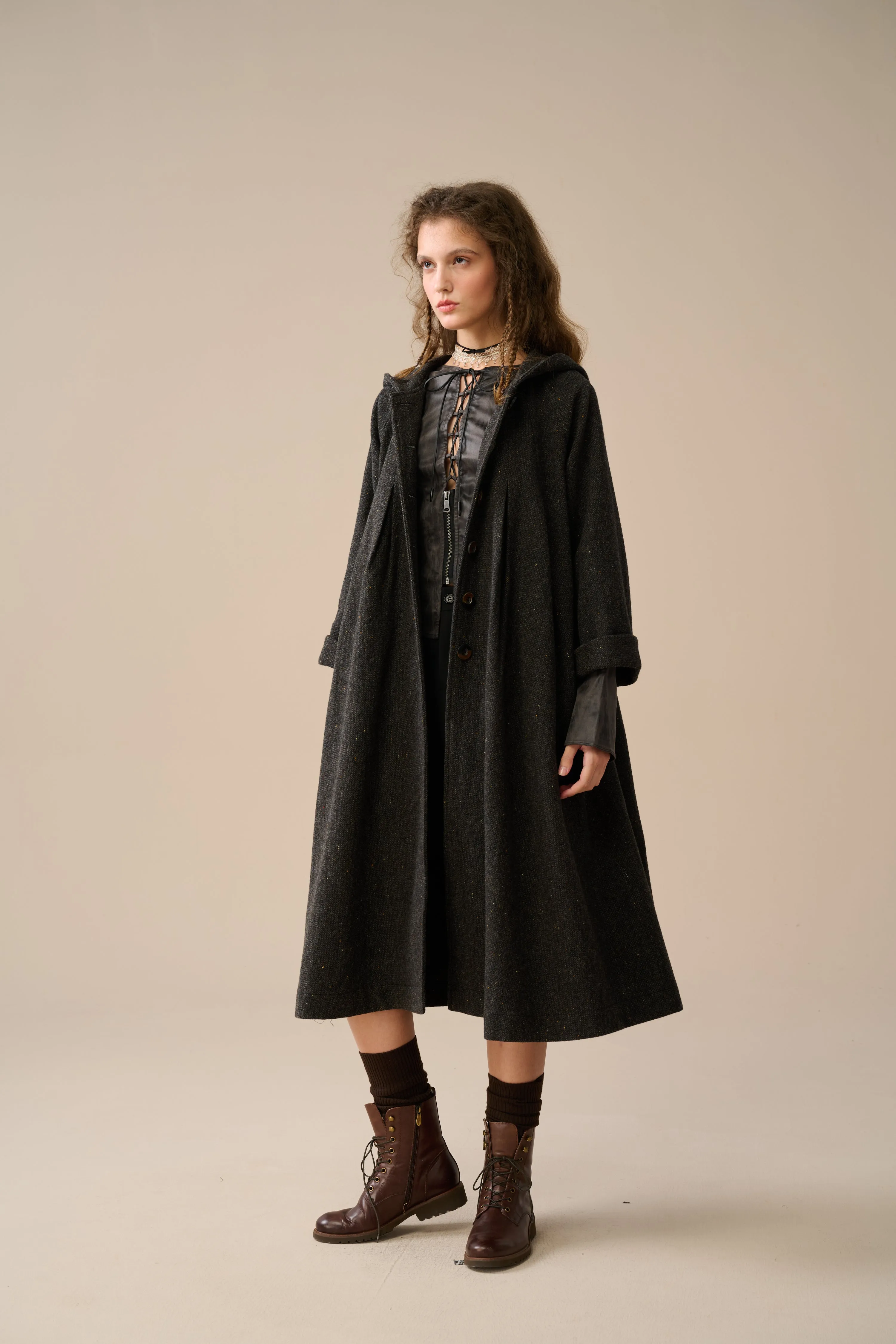 Academy 06 | hooded wool coat jacket