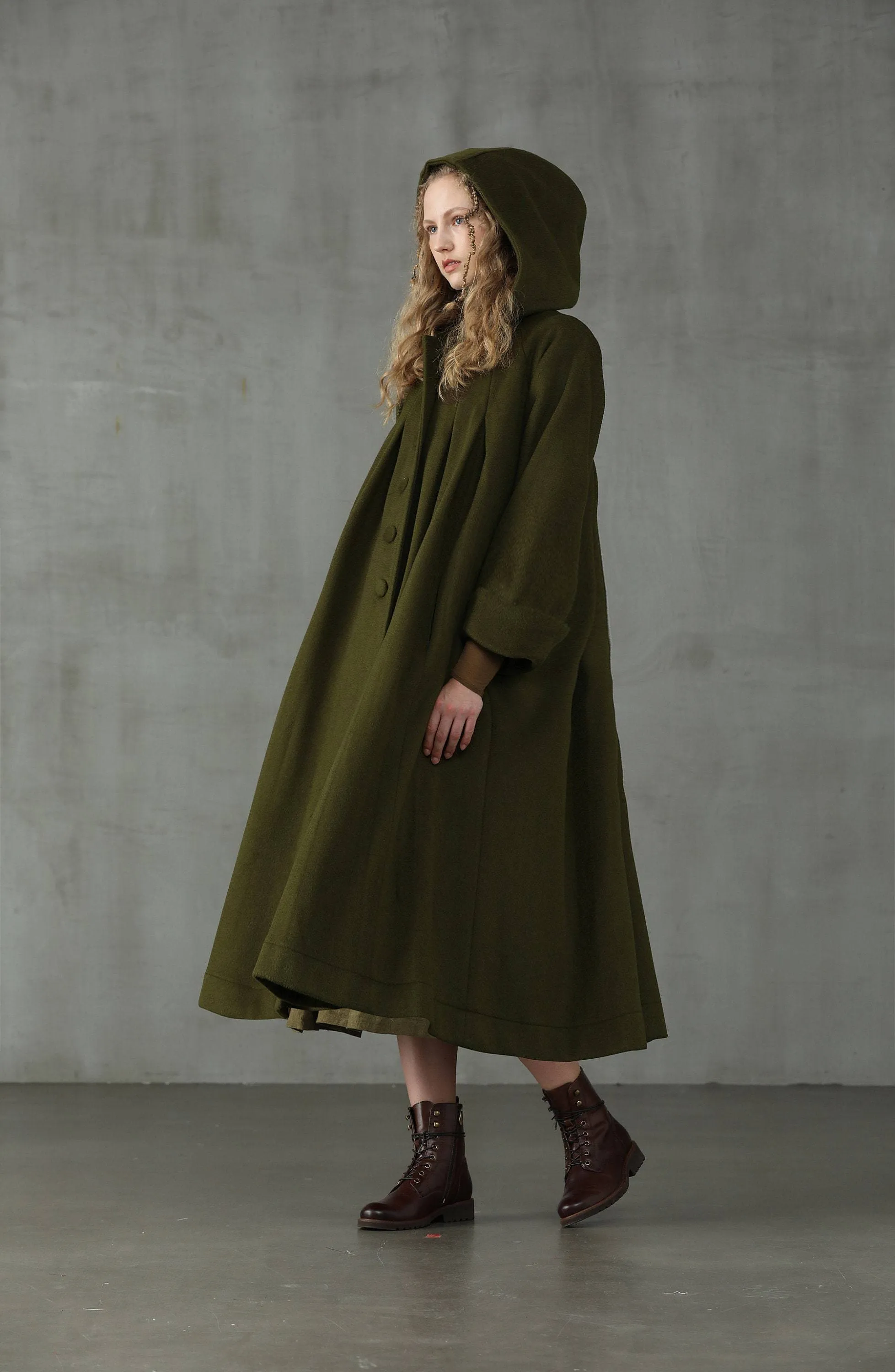 Academy 06 | hooded wool coat jacket