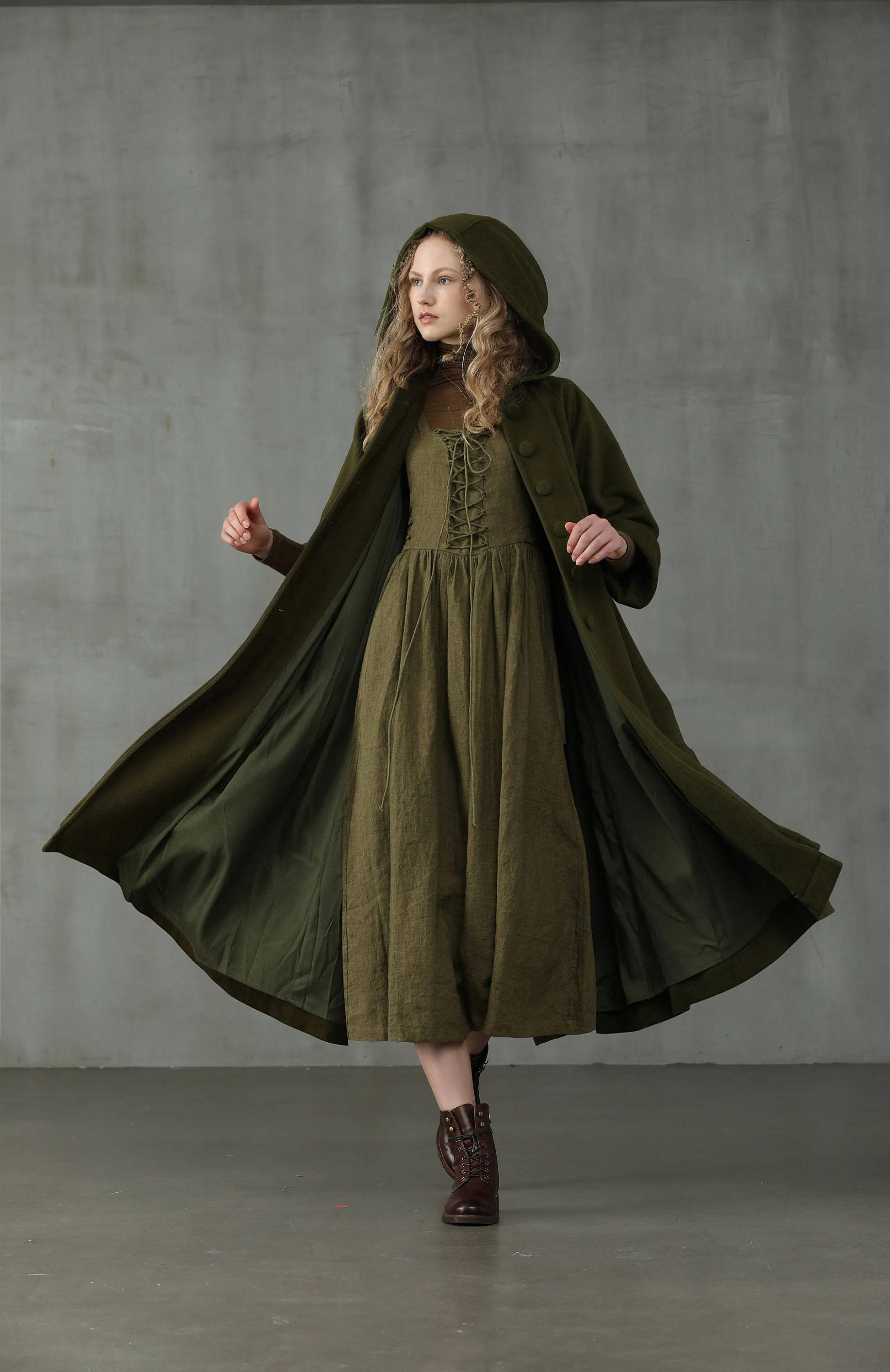 Academy 06 | hooded wool coat jacket