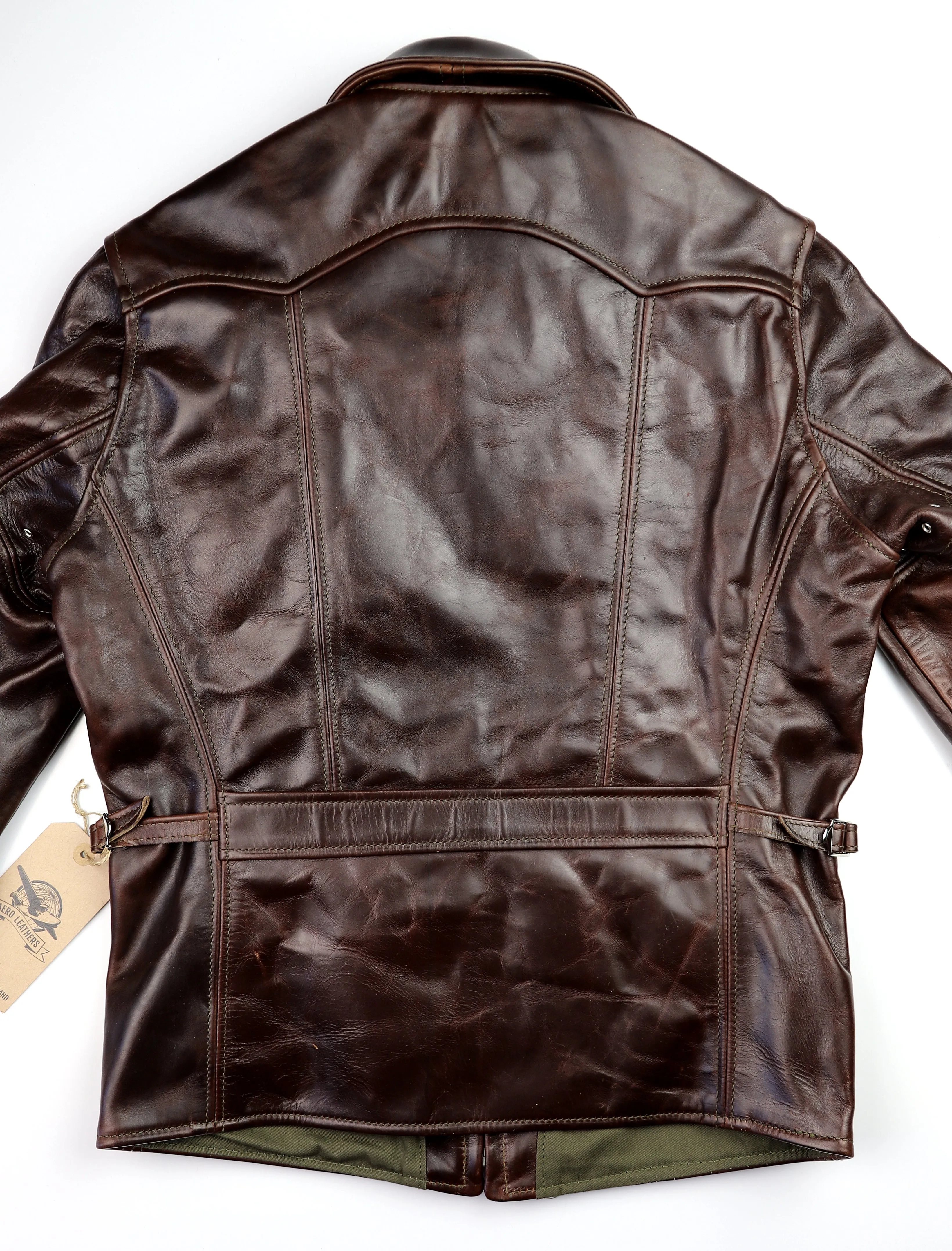 Brown Aero Original Hercules Leather Jacket, Size 34 (Fits Like 36), CXL FQHH