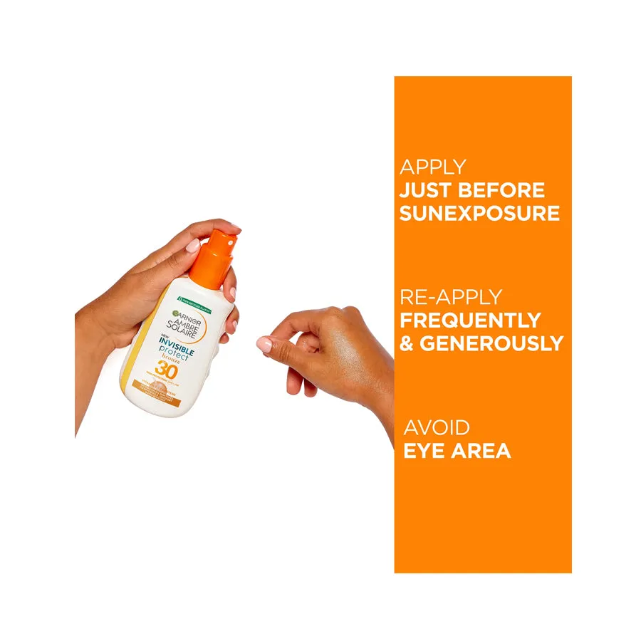 Ambre Solaire Invisible Protect Bronze Sun Protection Spray SPF 30  200ml