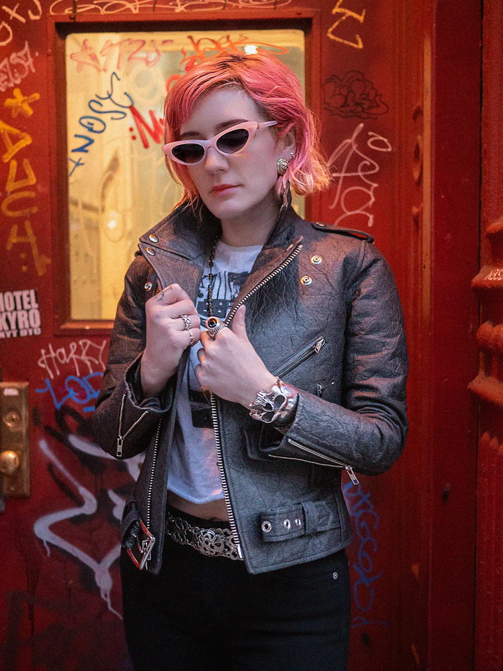 BOWERY JACKET - Vegan Piñatex Leather