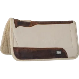 Cashel White Performance Felt Pad with Fleece Bottom- 31"X33"