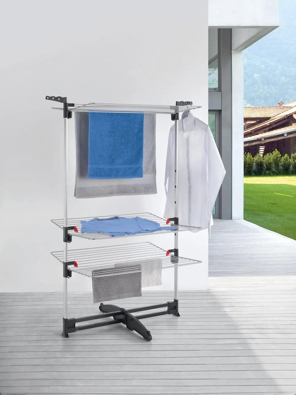 Ciclone Vario 3 Tier Adjustable Aluminium Tower Clothes Airer