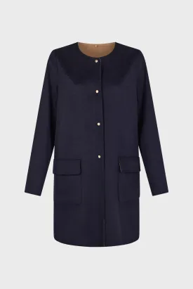 Coat Lareen Dam26a029 Navy