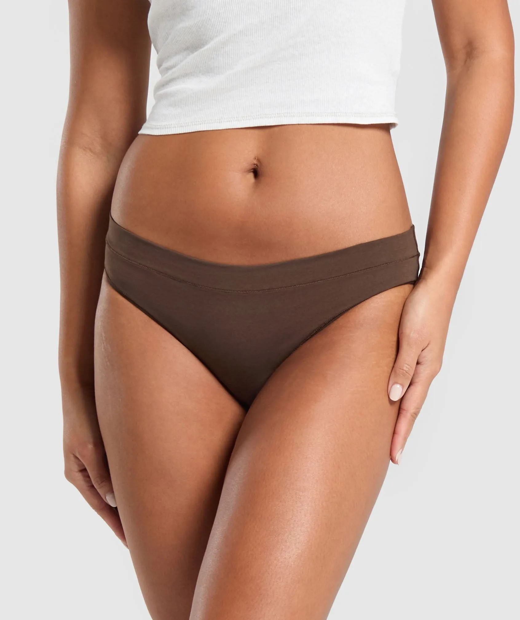 Gymshark 3pk Brief - GS Archive Brown/GS Soul Brown/GS Cement Brown