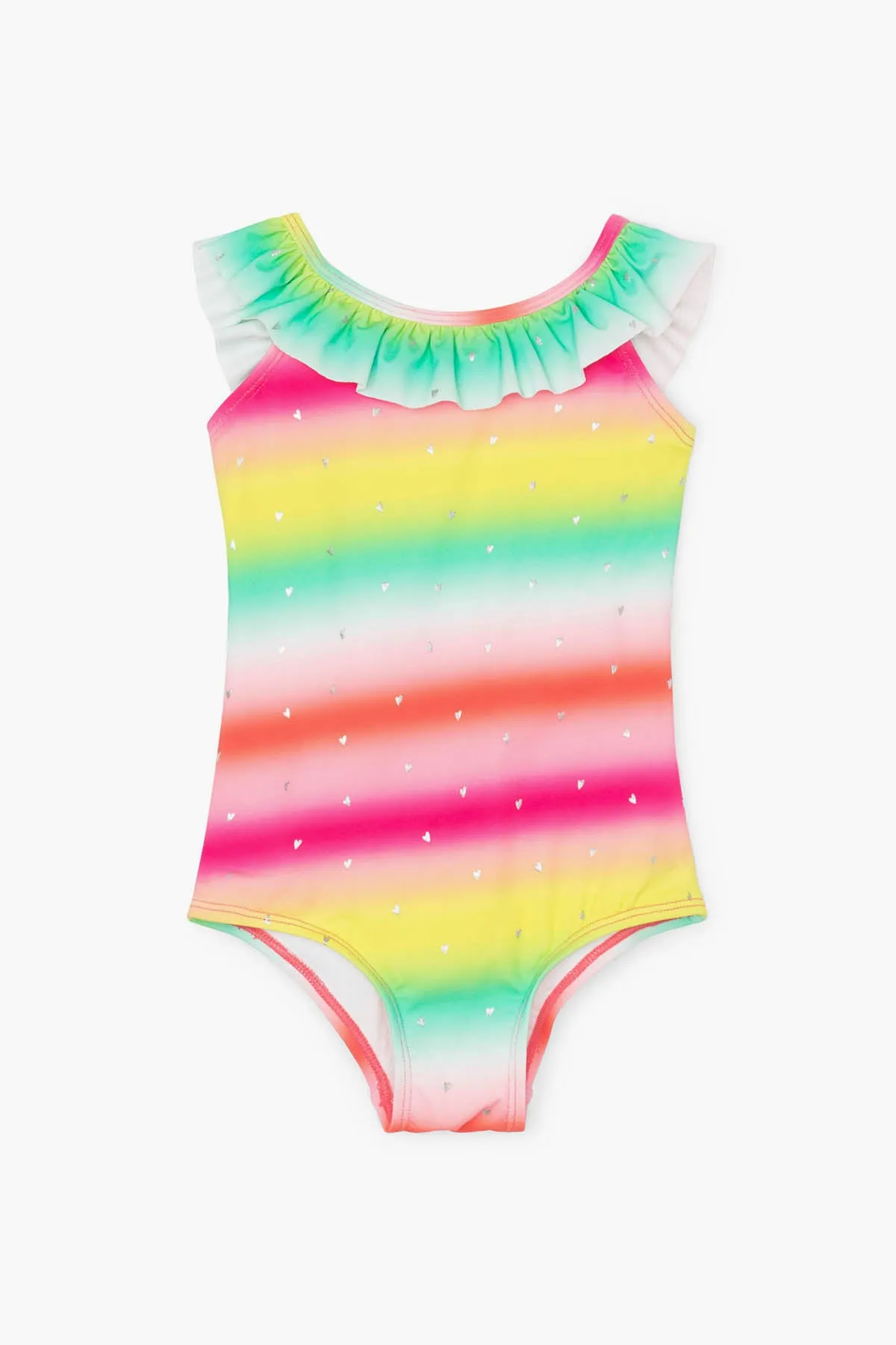 Hatley Shimmer Rainbow Girls Swimsuit (Size 3 left)