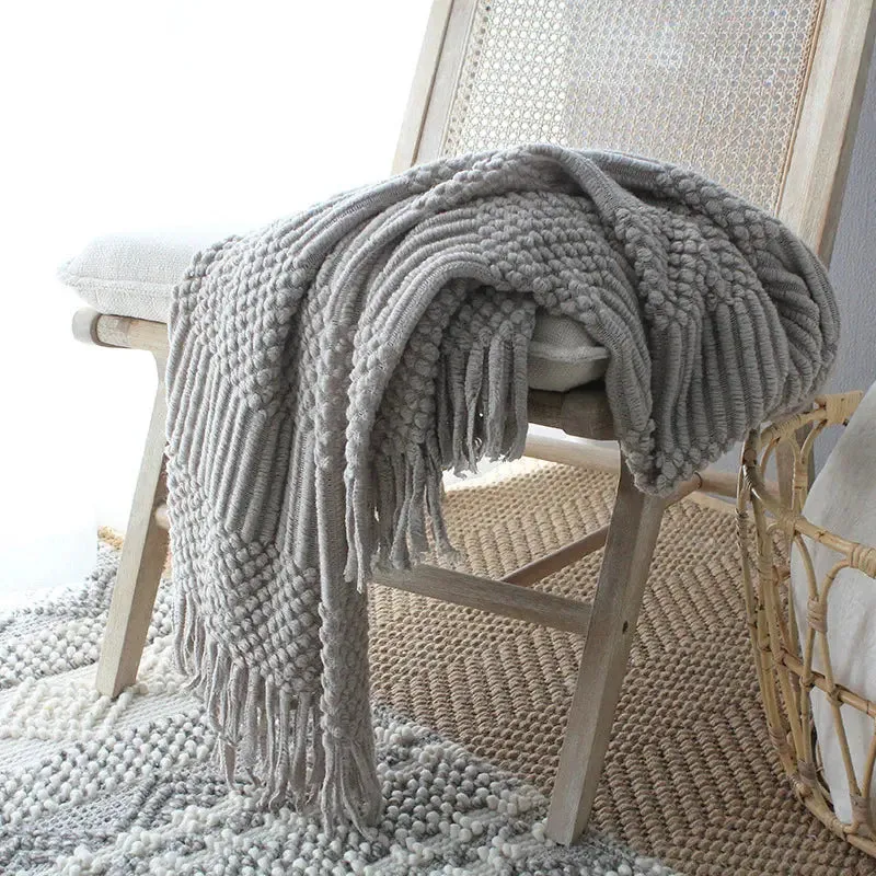 Knitted Woolen Blanket