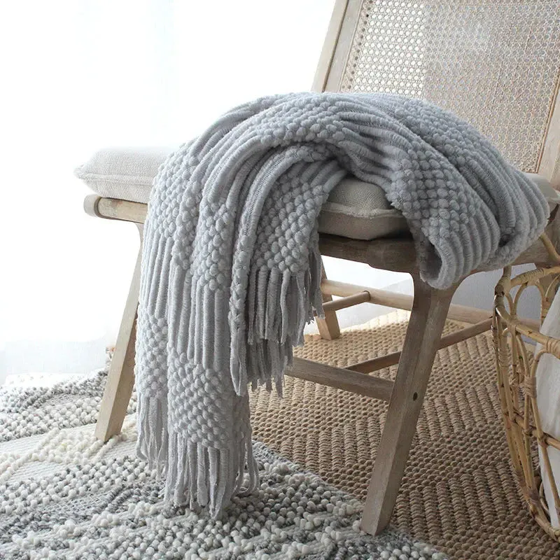 Knitted Woolen Blanket