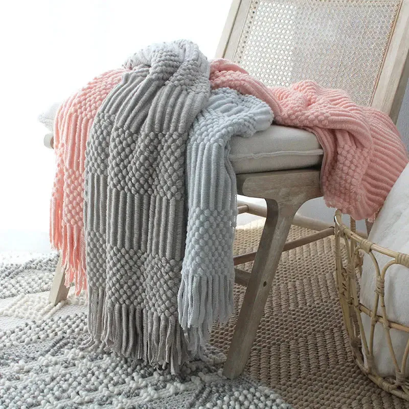 Knitted Woolen Blanket