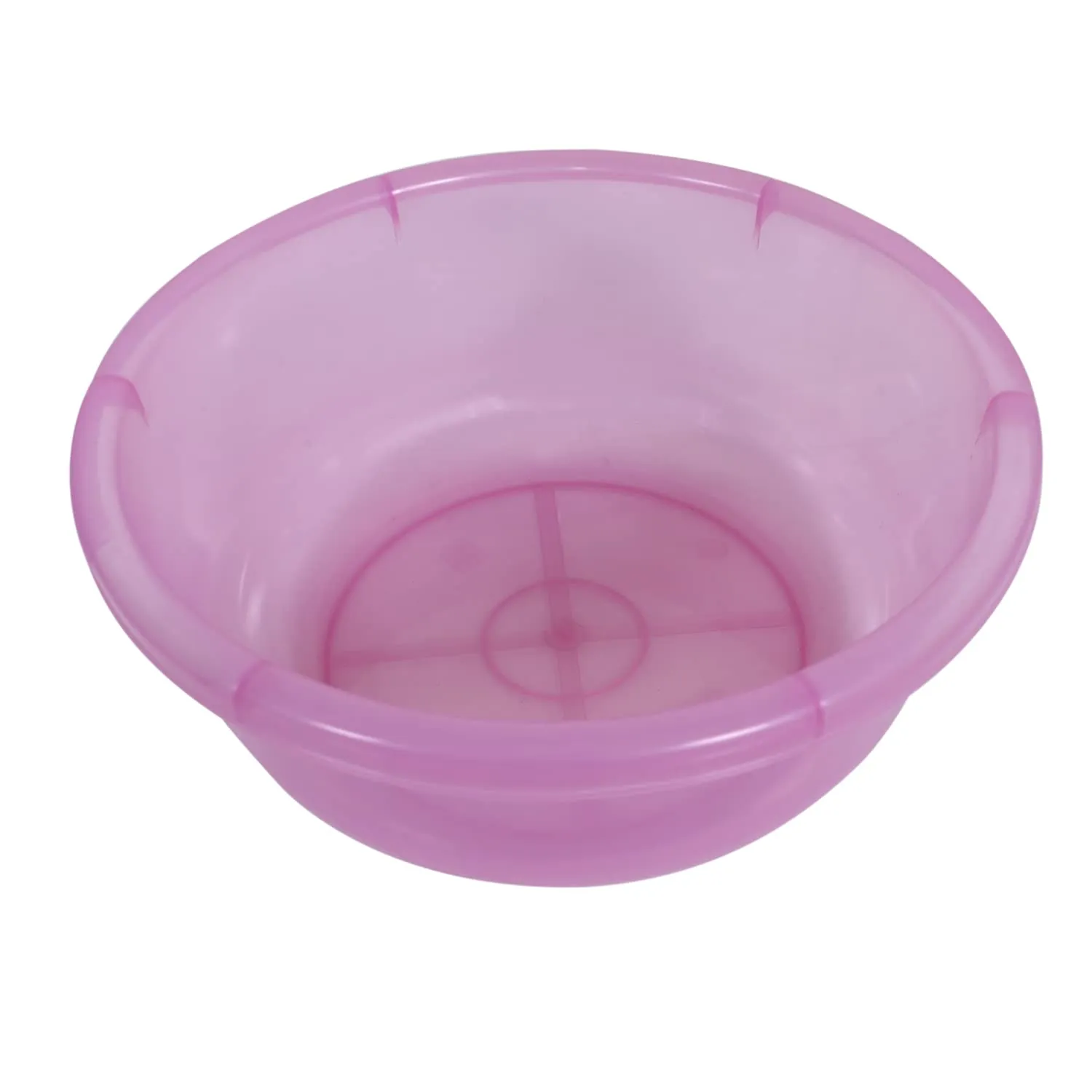 Kuber Industries Durable Deep Bath Tub|Versatile Short Livestock Feeding Pan| Plastic Utility Gaint Basin for Baby Bathing,Washing Clothes,26 Litre,Pack of 2 (Pink)