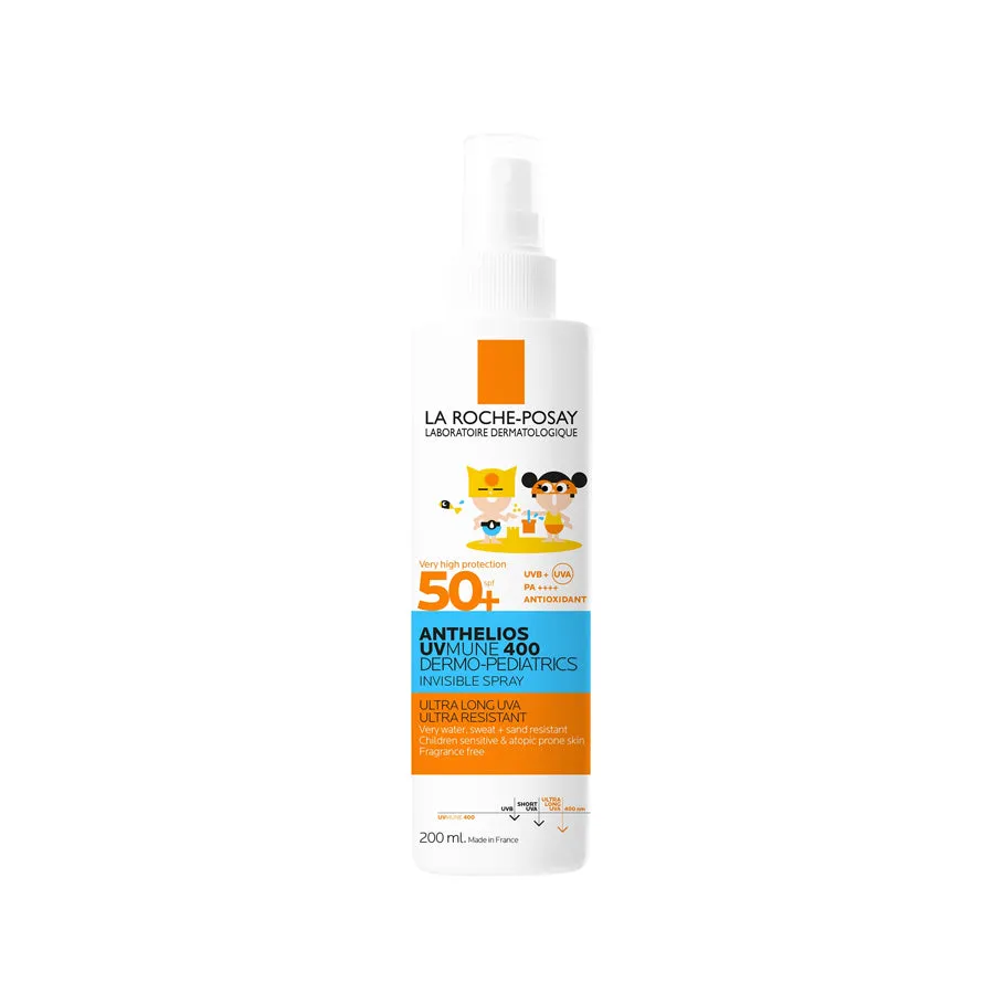 La Roche-Posay Anthelios UVMune 400 Dermo-Paediatrics Invisible Spray For Children Sensitive SPF 50  200ml