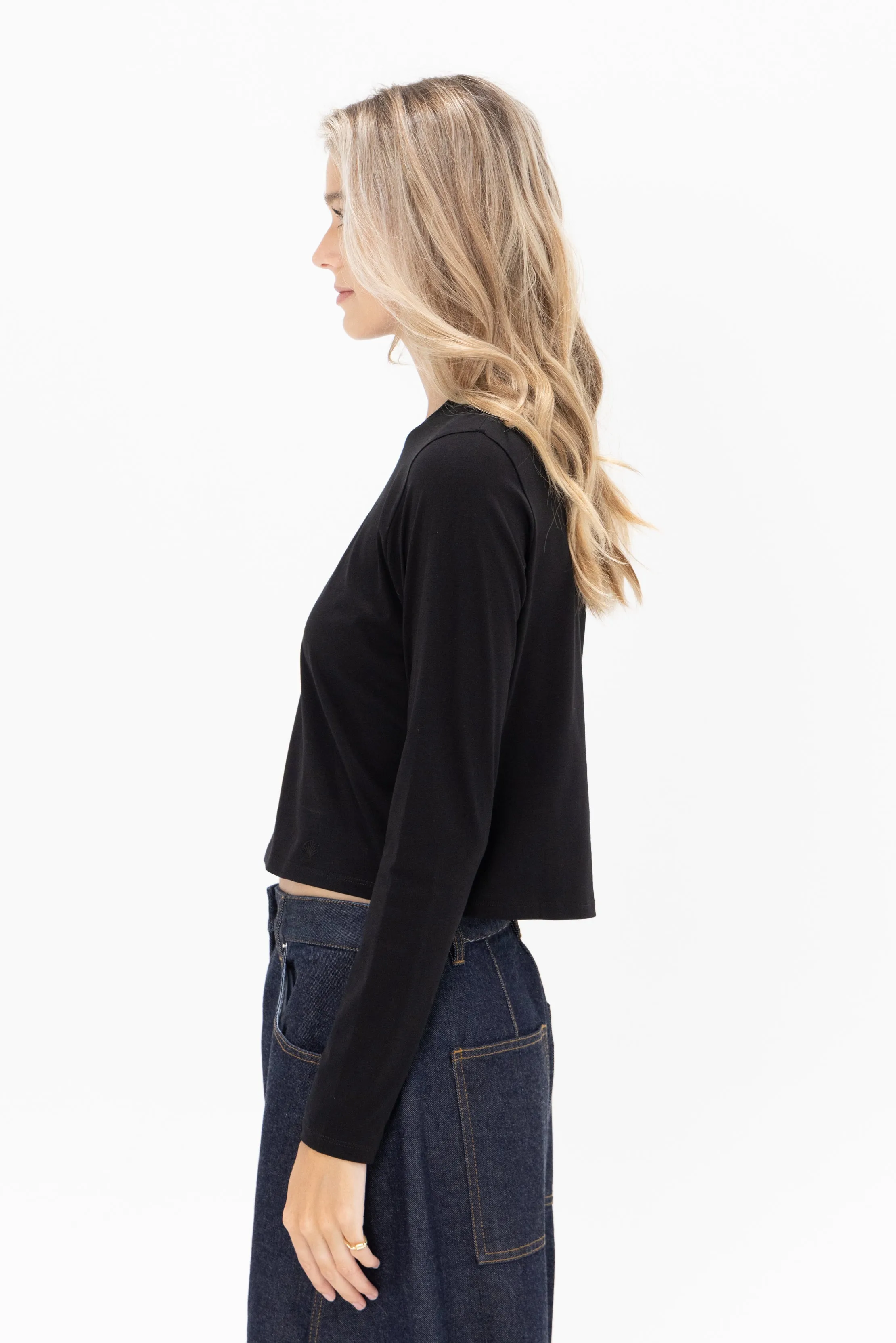 Masal Long Sleeve Shirt, Black