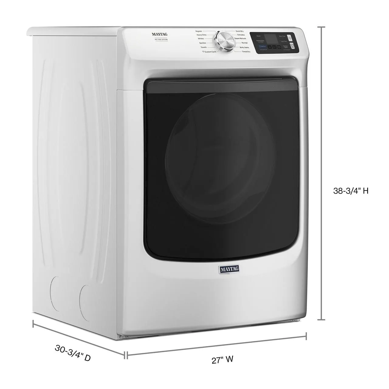 Maytag 7.4 cu. ft. Electric Dryer with Pet Pro Option YMED7020RW