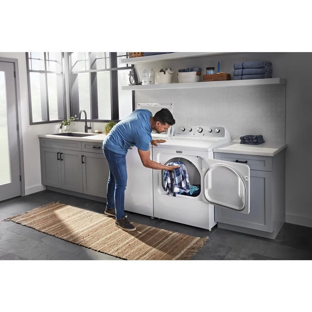 Maytag MED5430MW Top Load Electric Dryer with Steam-Enhanced Cycles - 7.0 cu. ft.