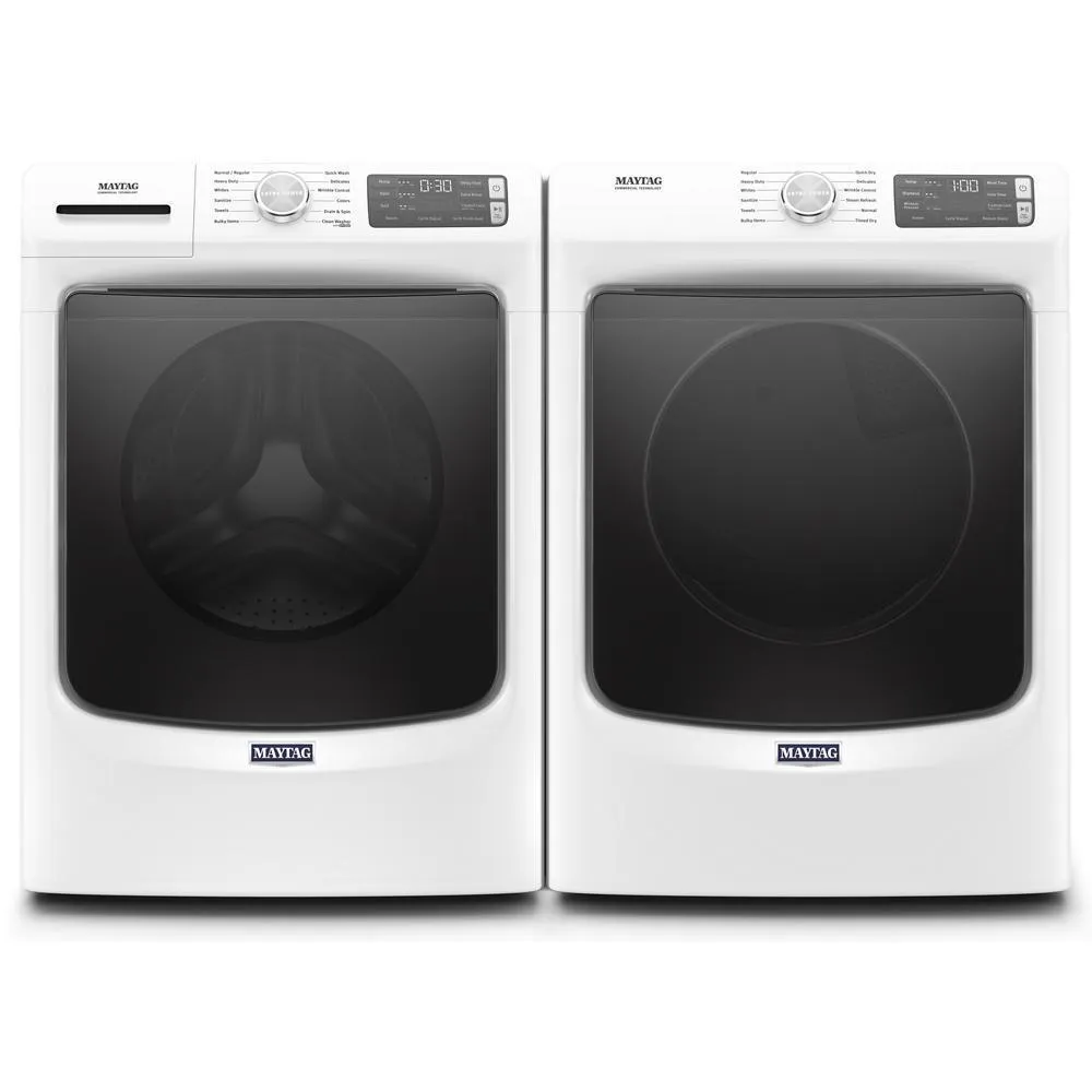 Maytag MED6630HW Front Load Electric Dryer with Extra Power and Quick Dry Cycle - 7.3 cu. ft.