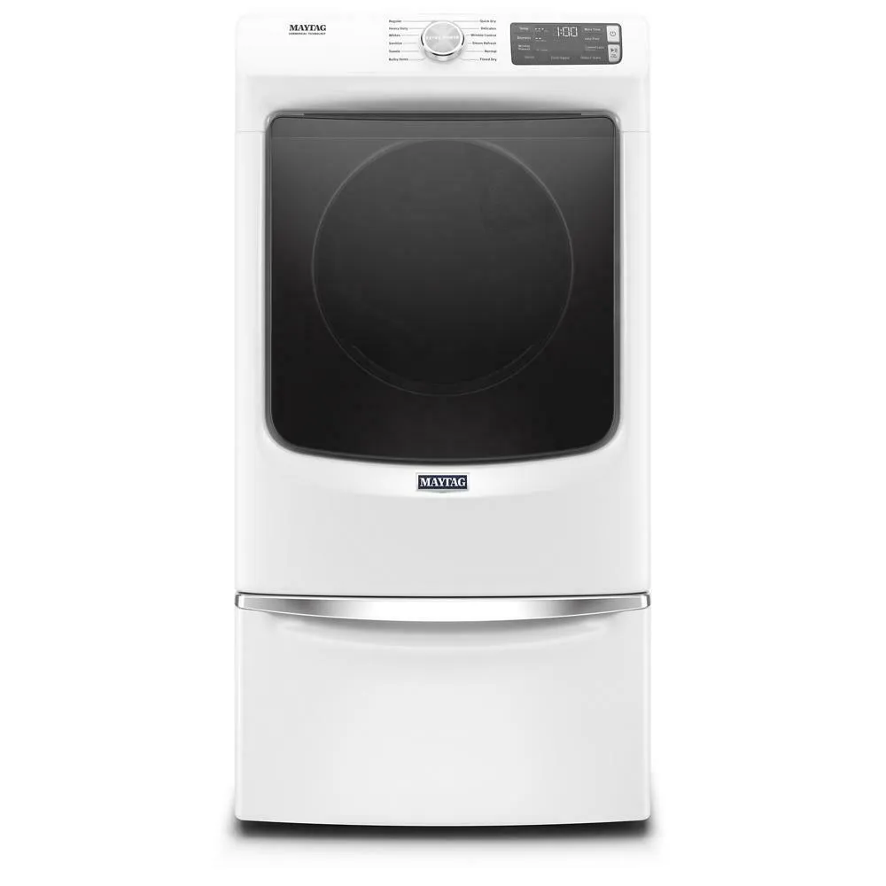 Maytag MED6630HW Front Load Electric Dryer with Extra Power and Quick Dry Cycle - 7.3 cu. ft.