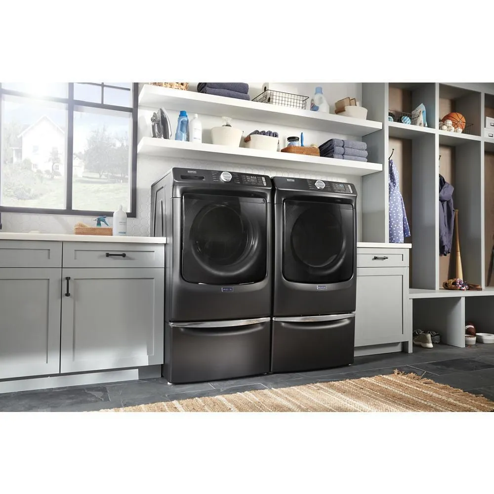 Maytag MED6630MBK Front Load Electric Dryer with Extra Power and Quick Dry Cycle - 7.3 cu. ft.