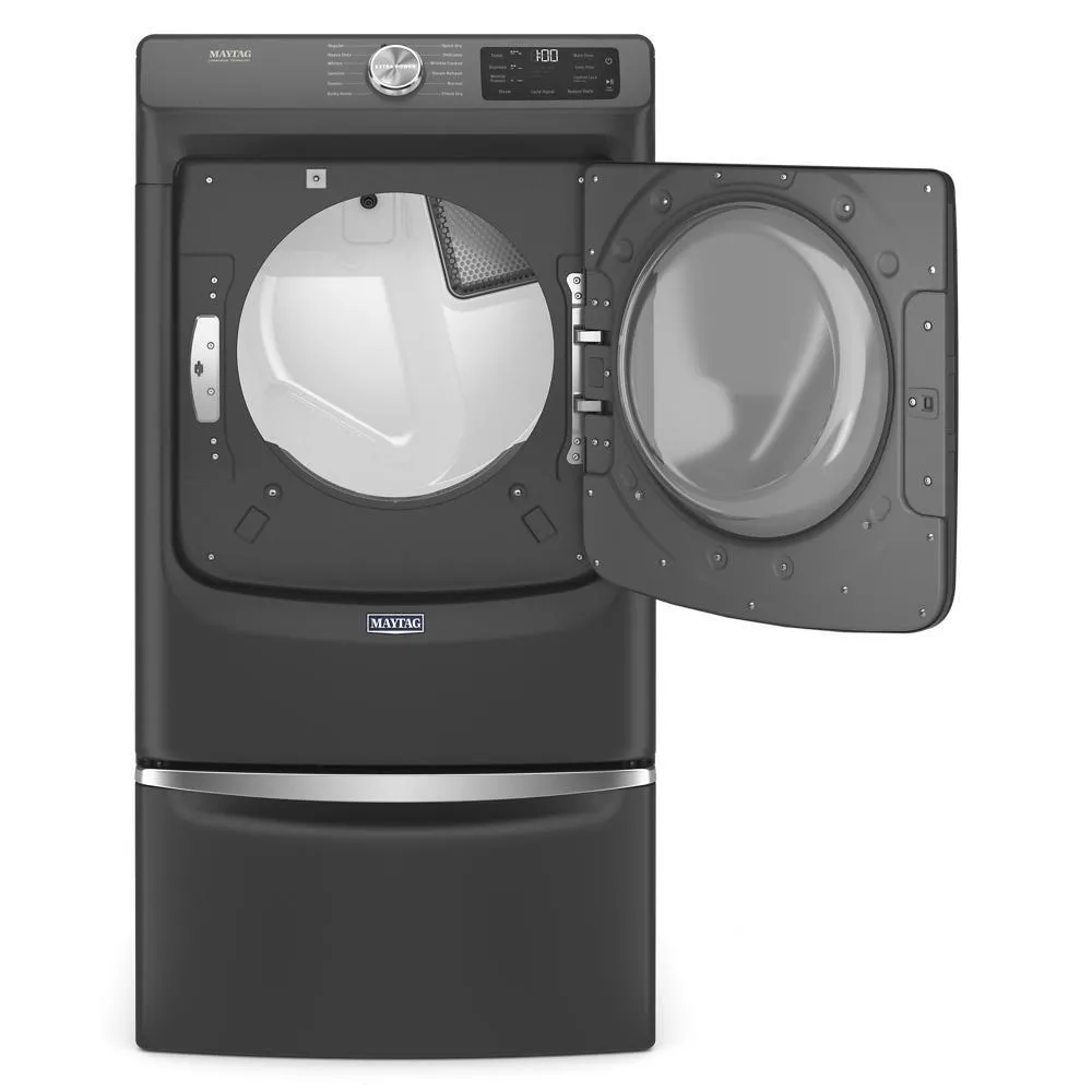 Maytag MED6630MBK Front Load Electric Dryer with Extra Power and Quick Dry Cycle - 7.3 cu. ft.