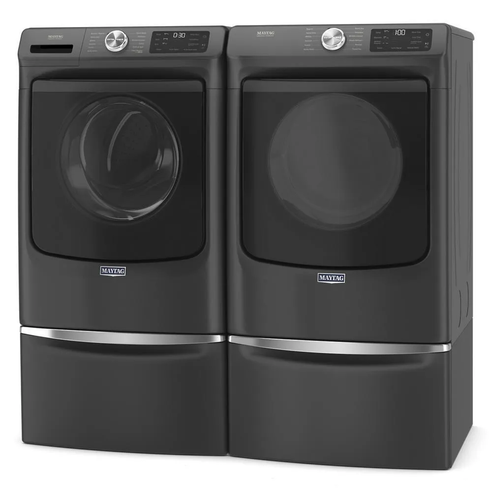 Maytag MED6630MBK Front Load Electric Dryer with Extra Power and Quick Dry Cycle - 7.3 cu. ft.