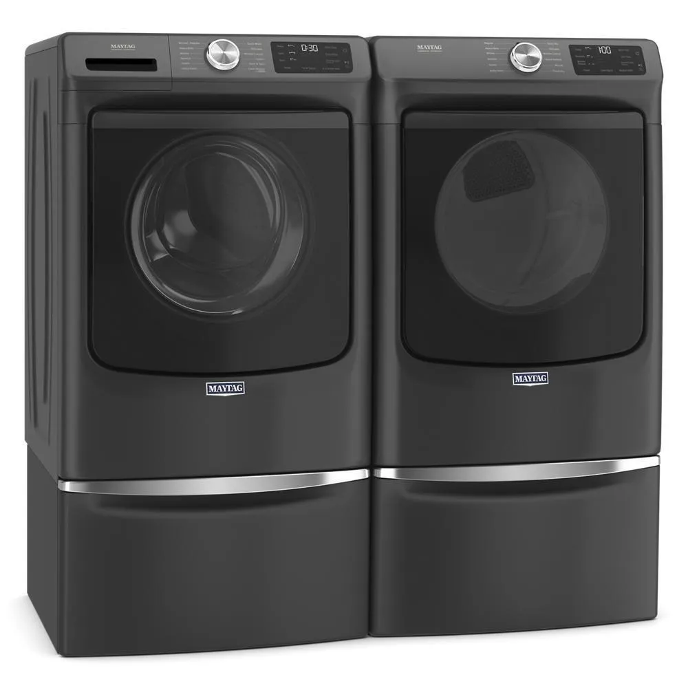 Maytag MED6630MBK Front Load Electric Dryer with Extra Power and Quick Dry Cycle - 7.3 cu. ft.