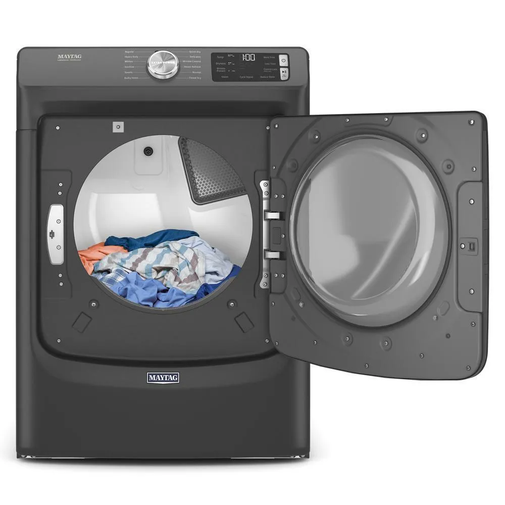 Maytag MED6630MBK Front Load Electric Dryer with Extra Power and Quick Dry Cycle - 7.3 cu. ft.