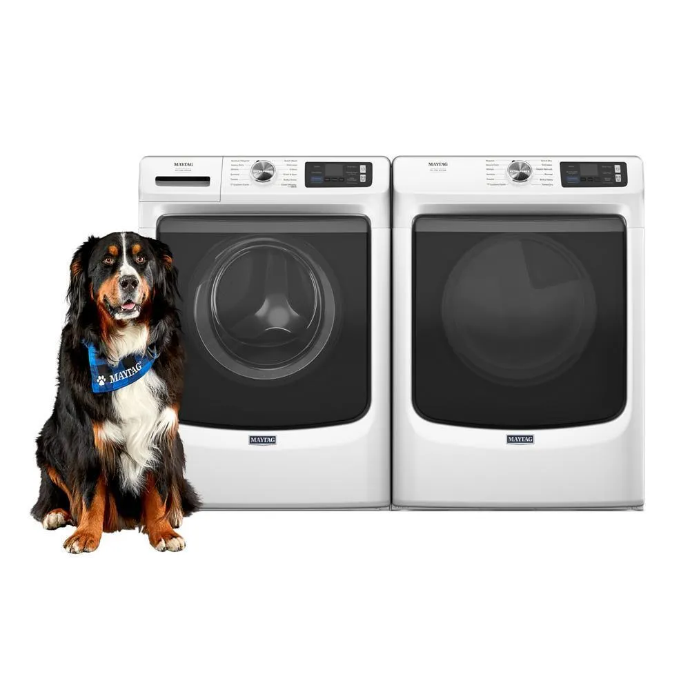 Maytag MED7020RW Smart Pet Pro Front Load Electric Dryer - 7.4 CU. FT.