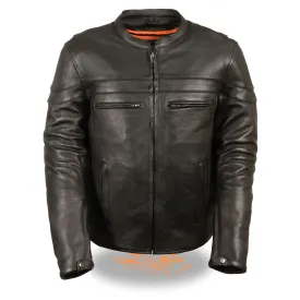 Men’s Black Sporty Scooter Crossover Jacket