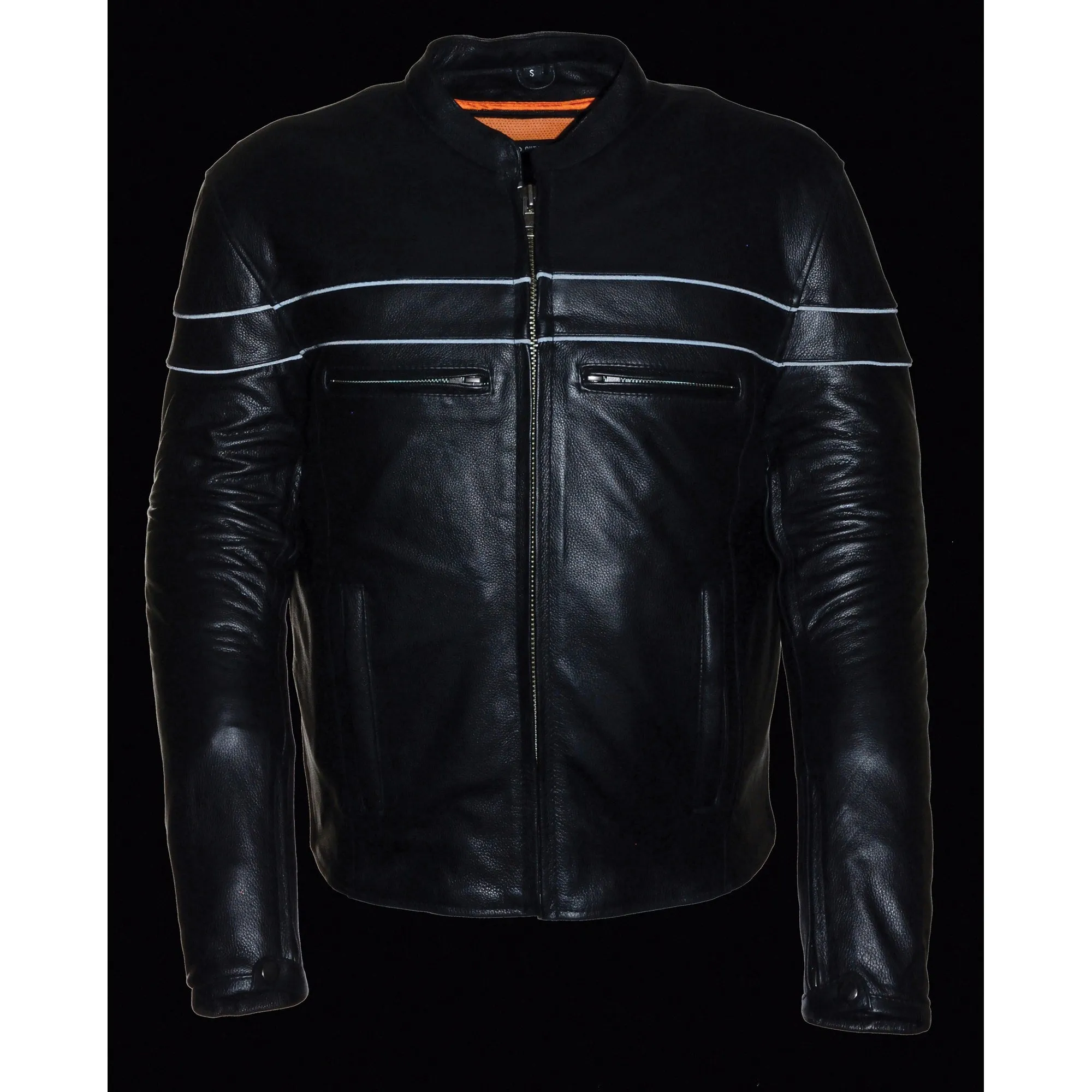 Men’s Black Sporty Scooter Crossover Jacket