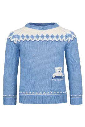 Norlender - Children's Polar Sweater - Blue