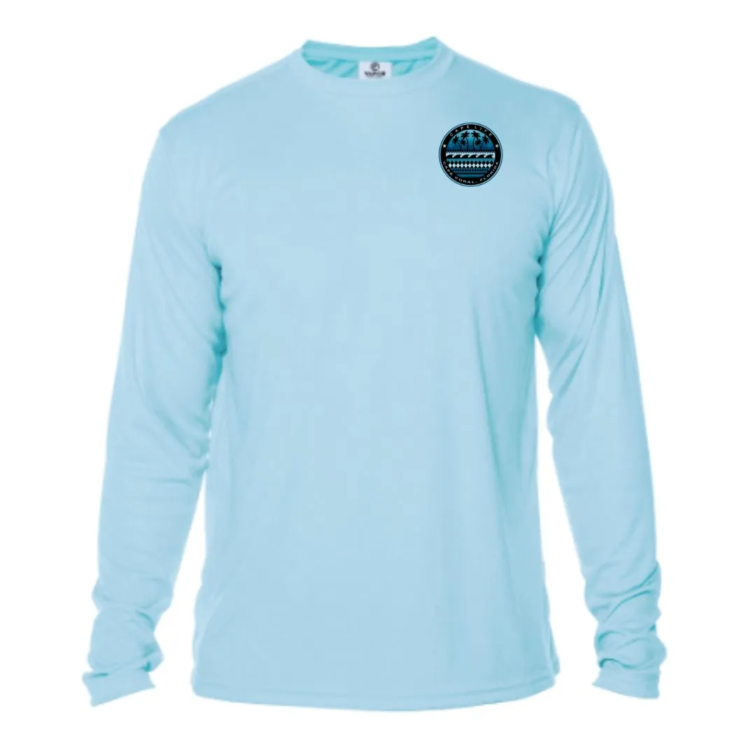 Palm Waves Circle Sun Shirt - UPF50 Sun Protection Dryfit Shirt