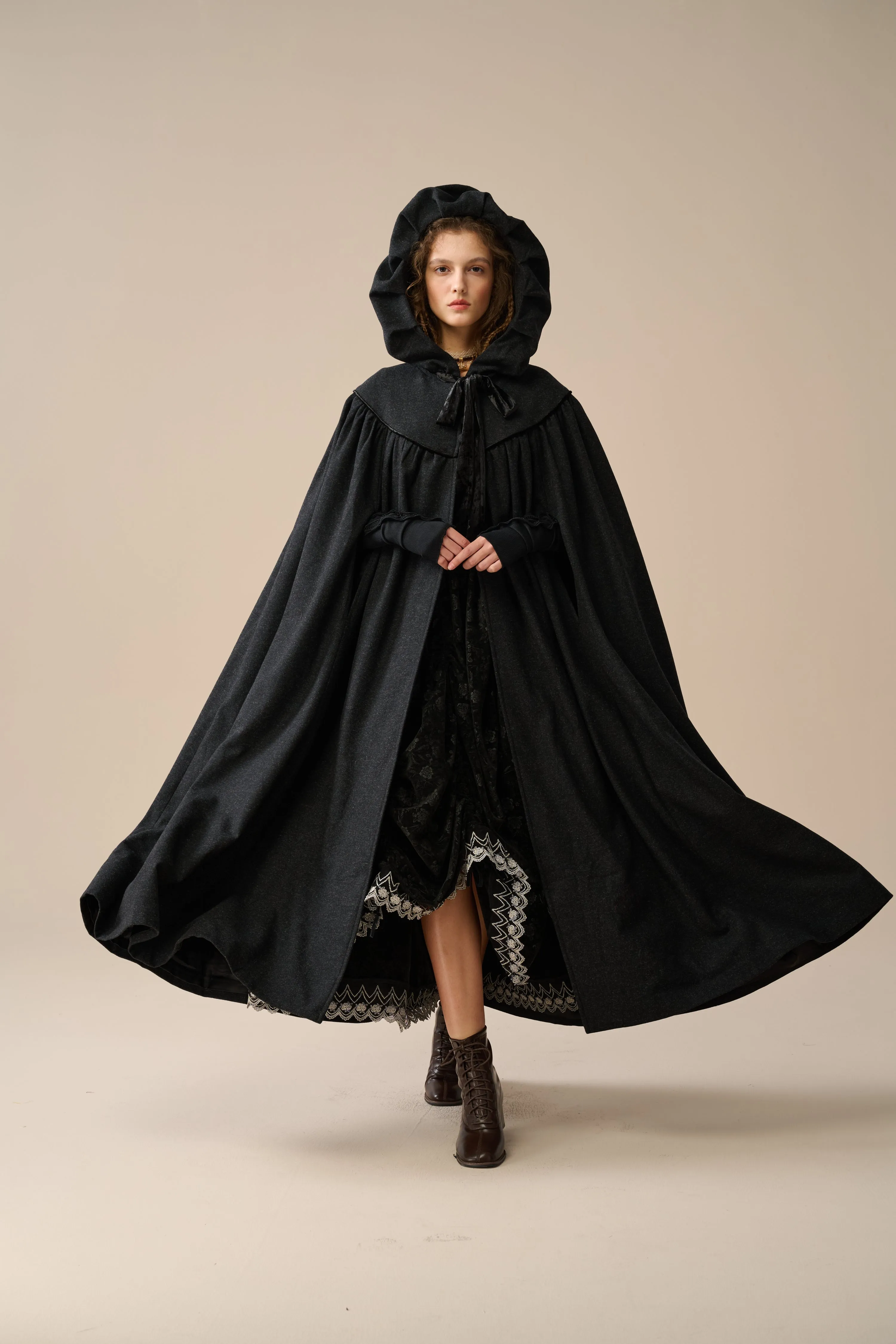 Perfumer 33 | white wool cloak wedding cape