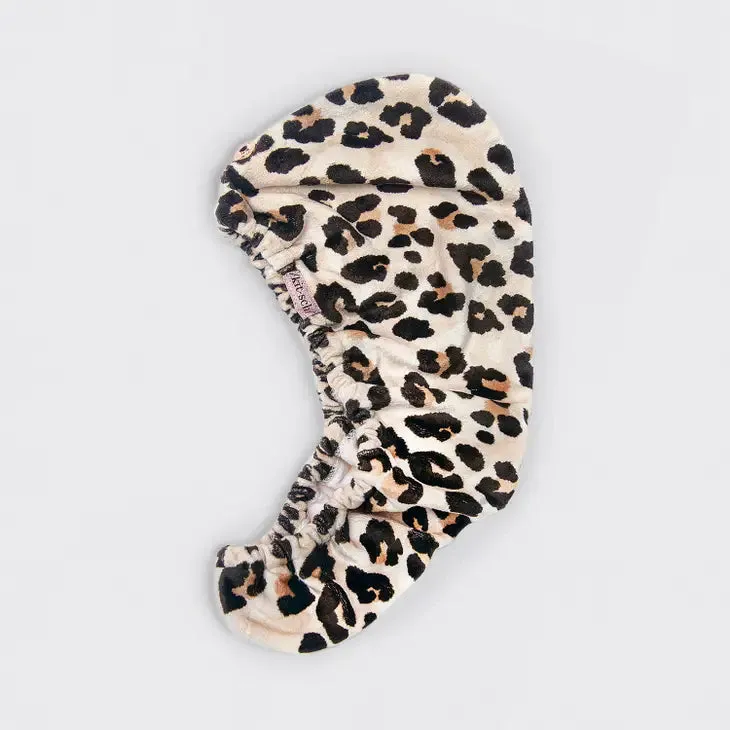 Quick Drying Hair Towel (Leopard)