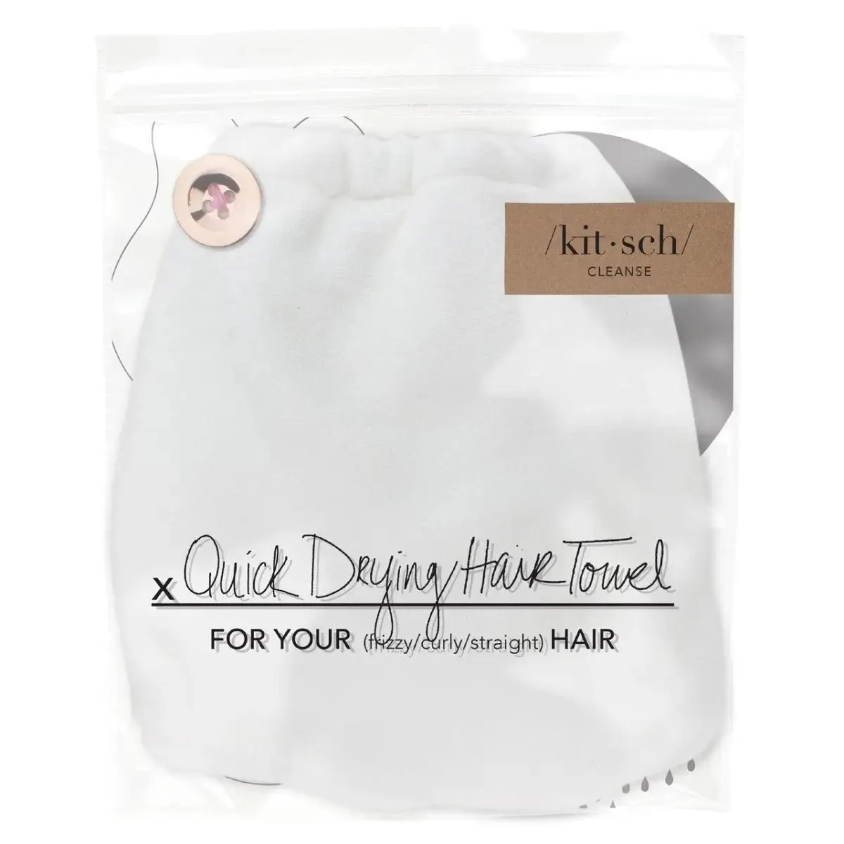 Quick Drying Hair Towel (White)