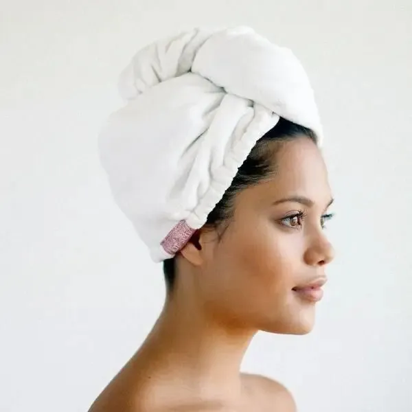 Quick Drying Hair Towel (White)