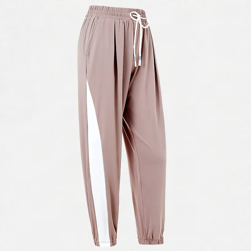 Quick-Drying High Waist Drawstring Elastic Sweatpants for Women - SF0115