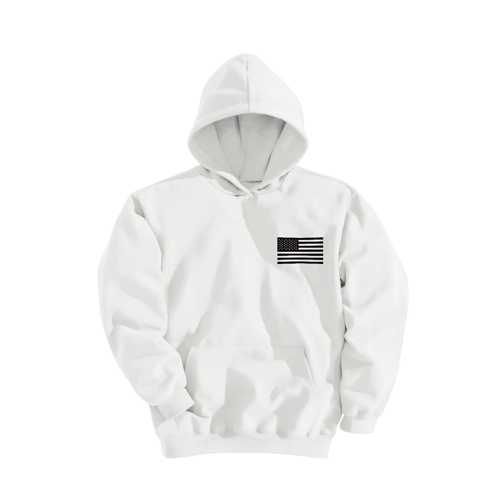 QUICK DRYING USA FLAG GRAPHIC POCKET HOODIE