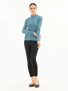 Ribbed Turtle Neck Sweater