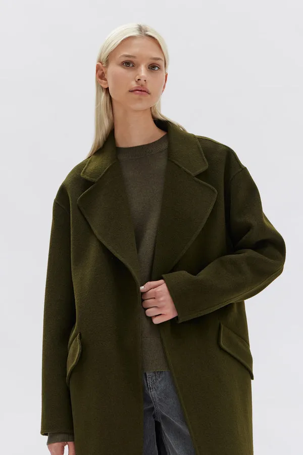 Sadie Forest Single Breasted Wool Coat