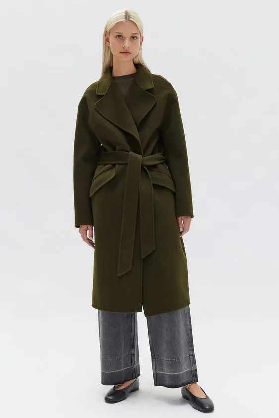 Sadie Forest Single Breasted Wool Coat