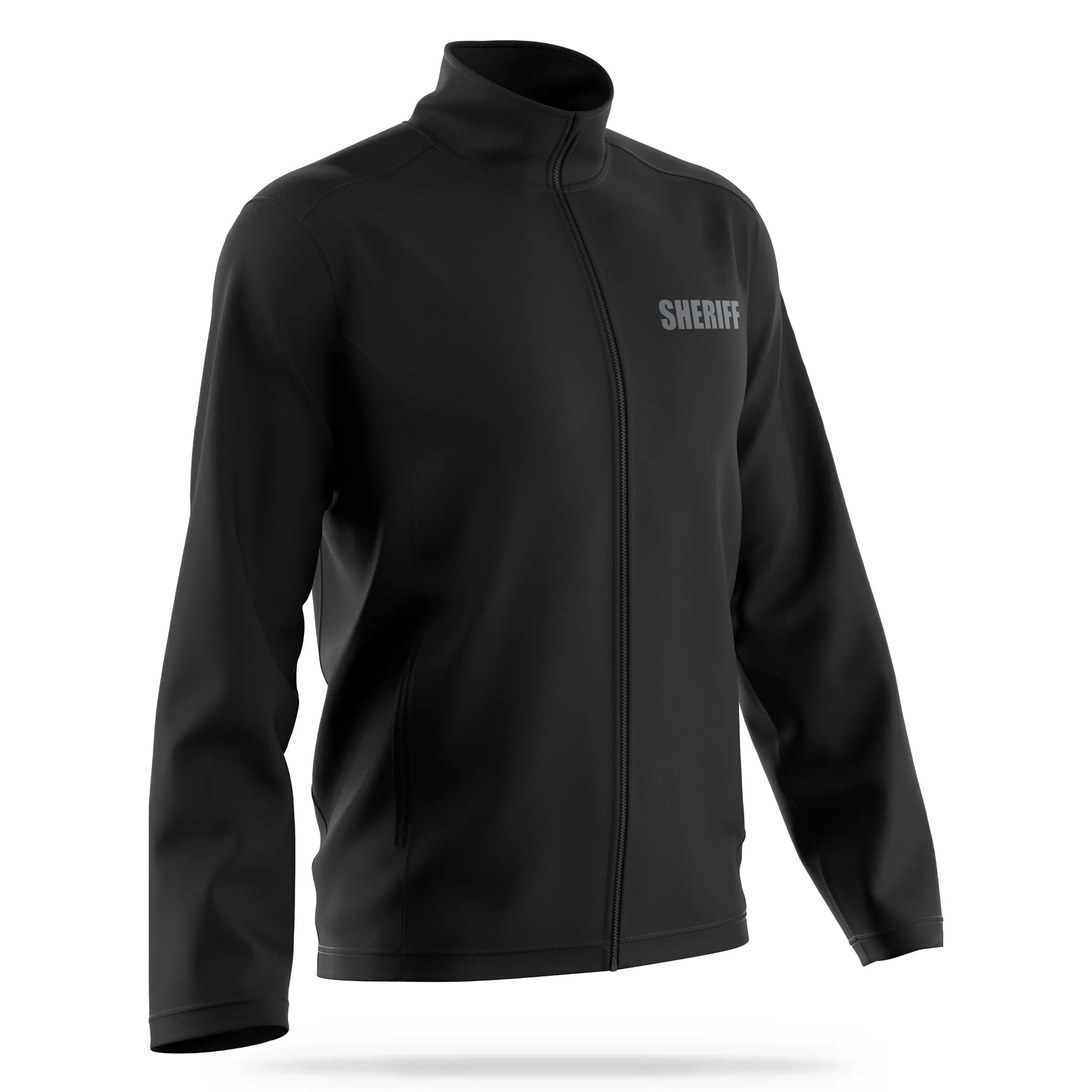 [SHERIFF] Reflective Soft Shell Jacket [BLK/REF]