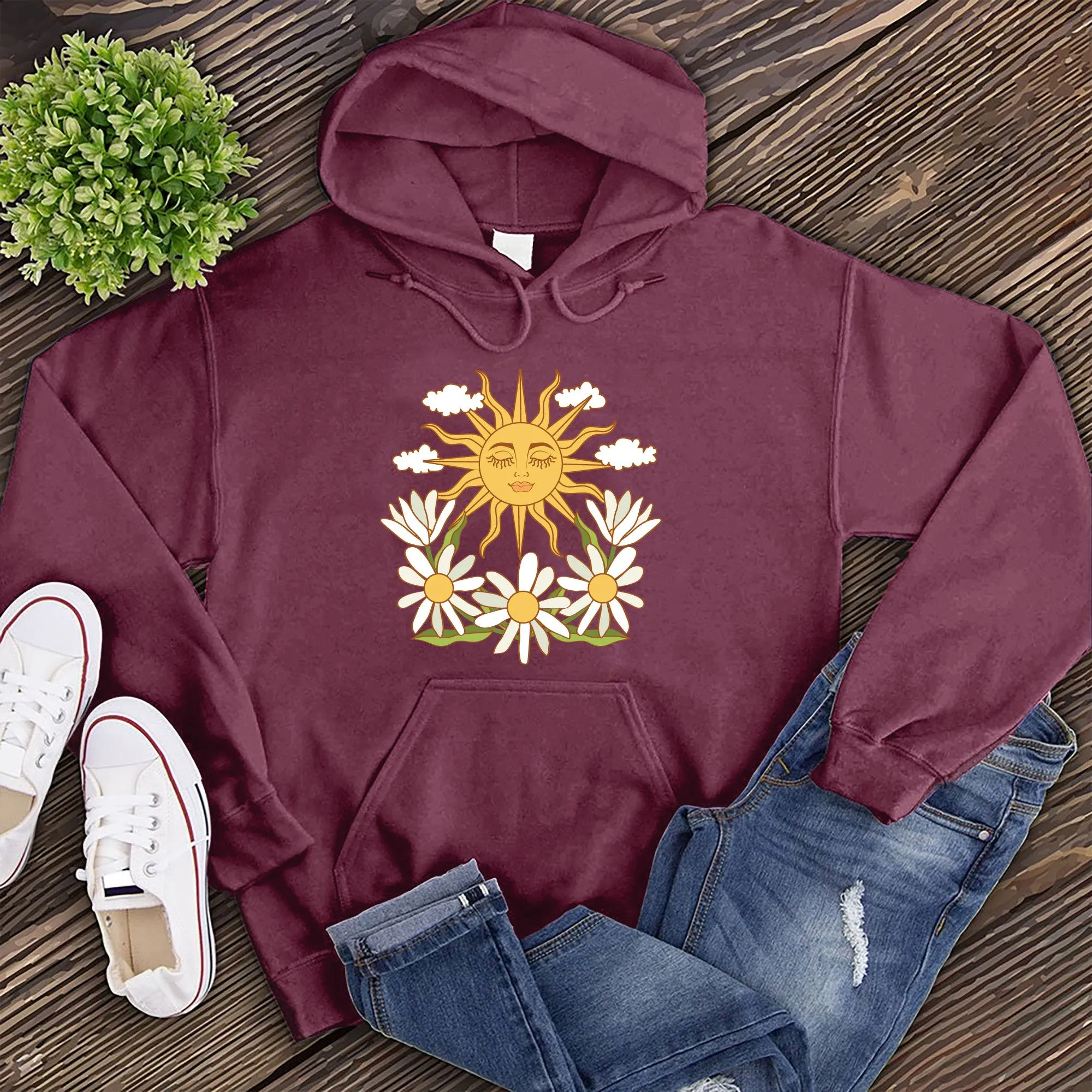 Smiling Daisy Sun Hoodie