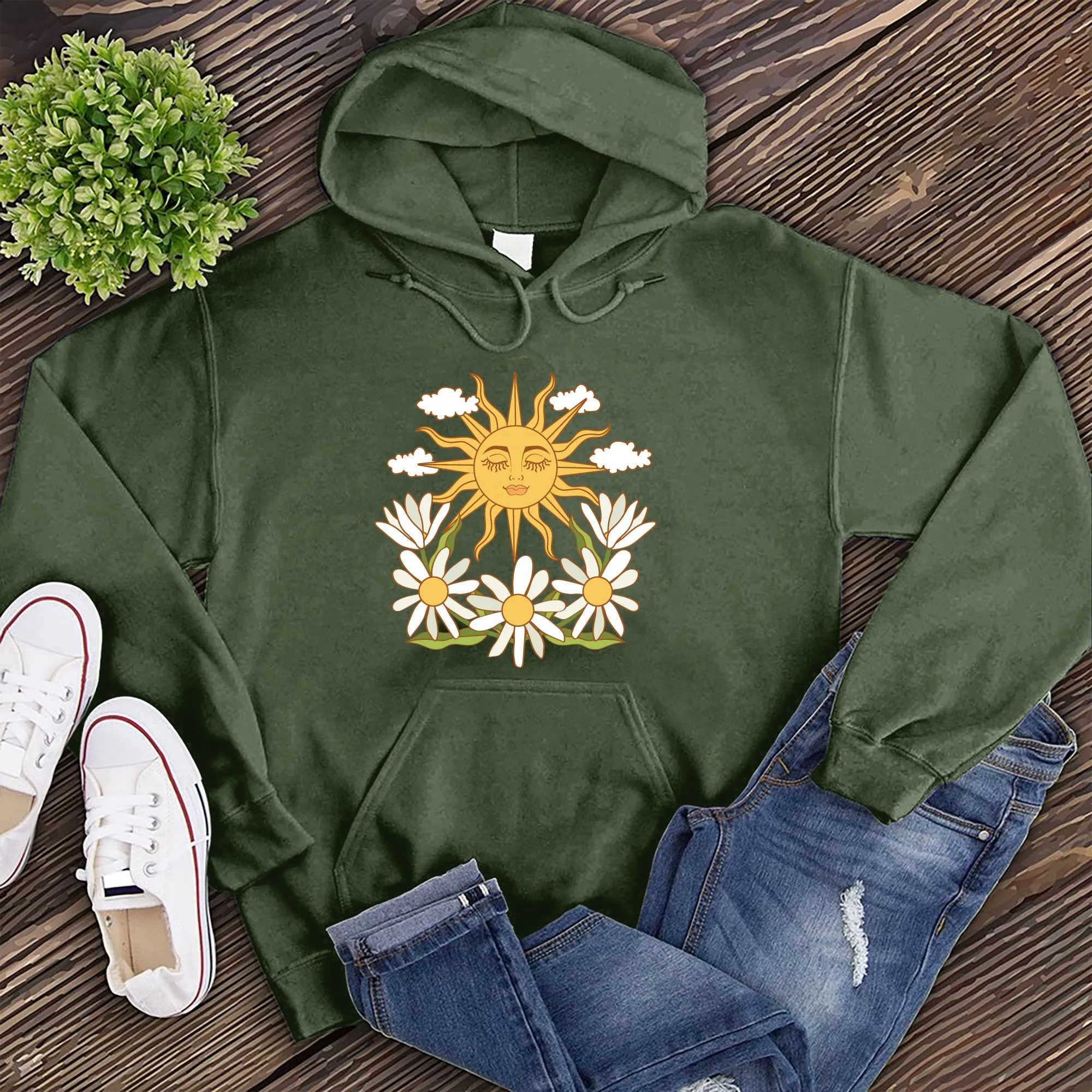 Smiling Daisy Sun Hoodie