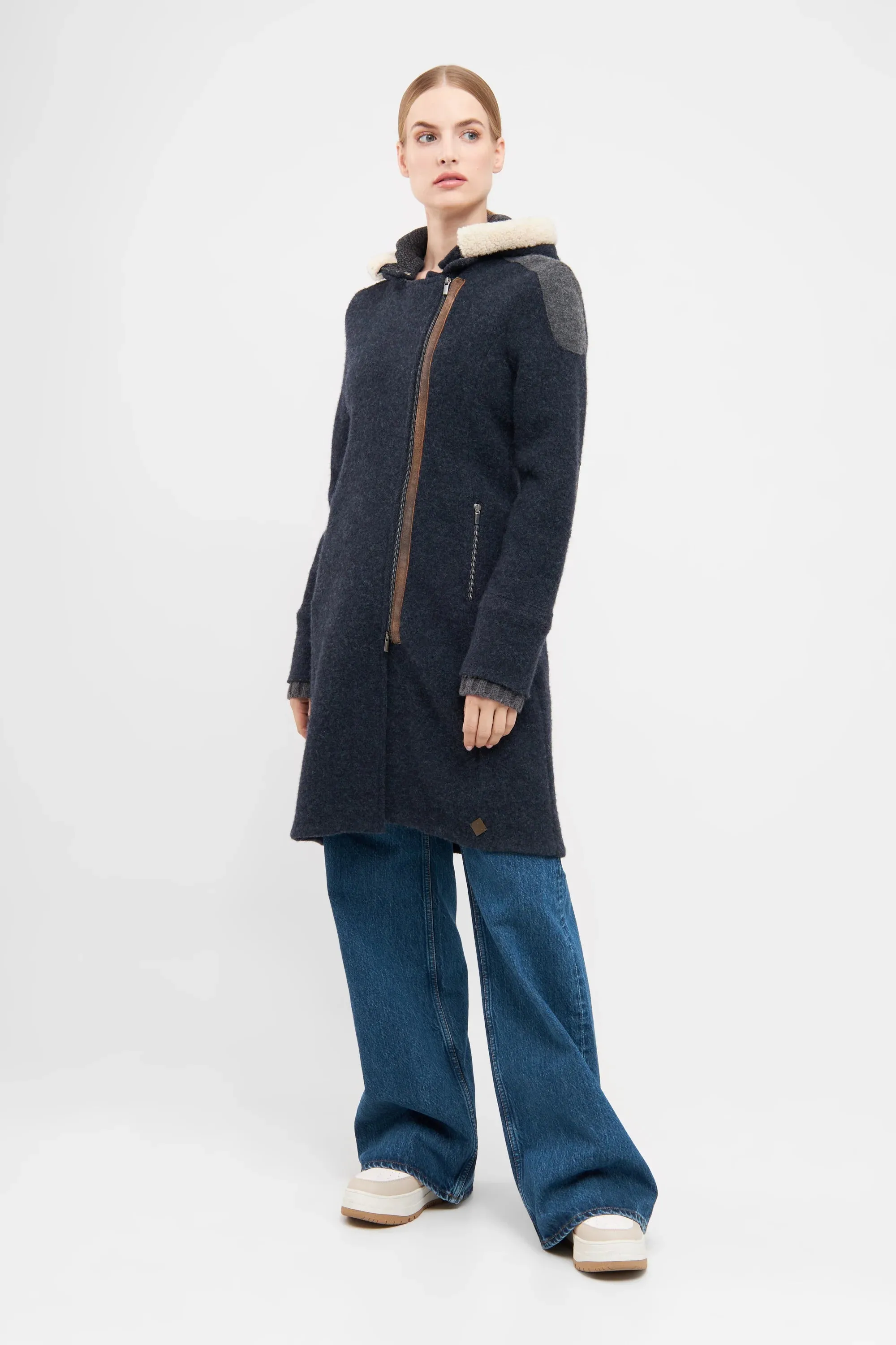 Stapf BLUE ANGELI Fine Wool Coat Made in Austria