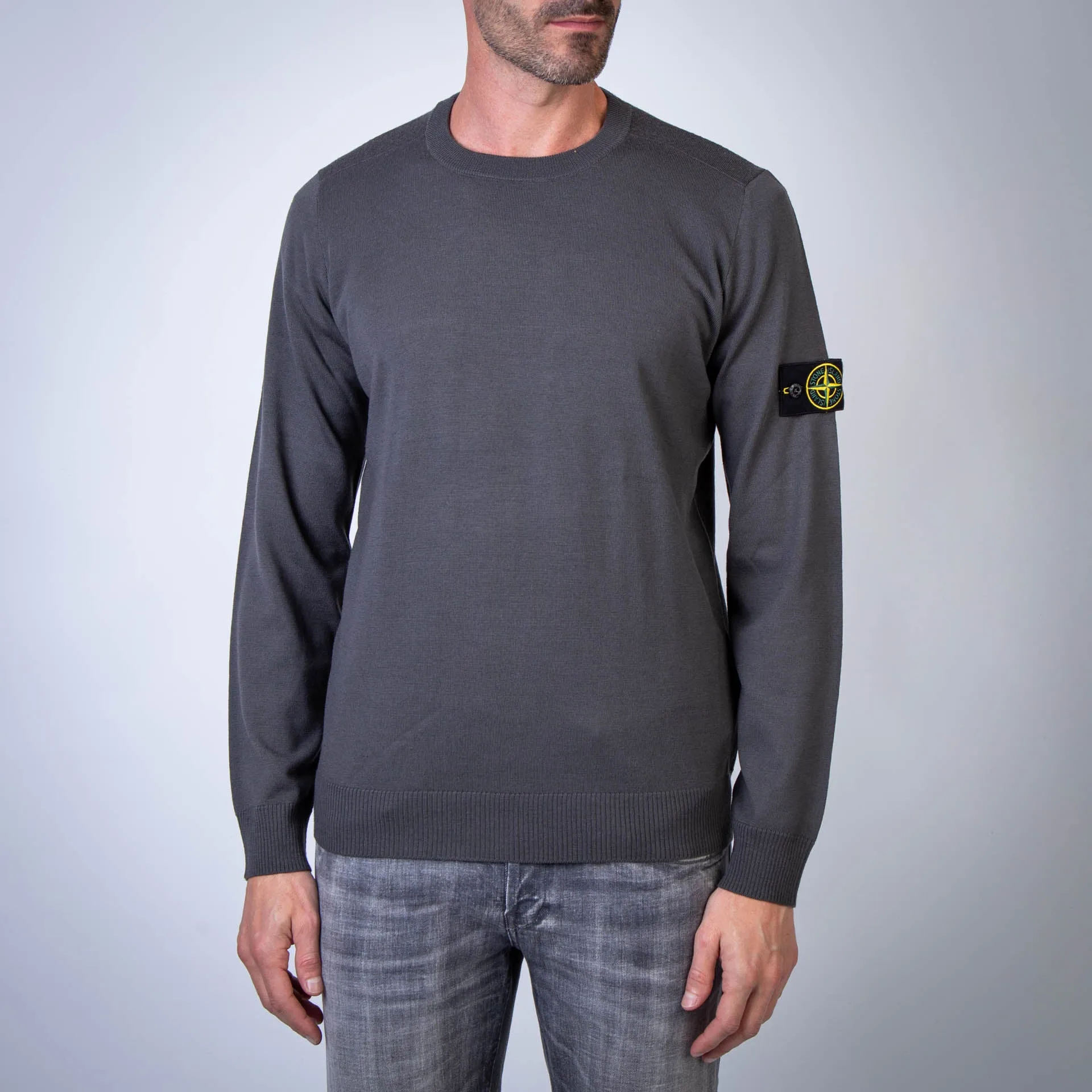 STONE ISLAND SWEATER 8115510C4 V0062 GREY