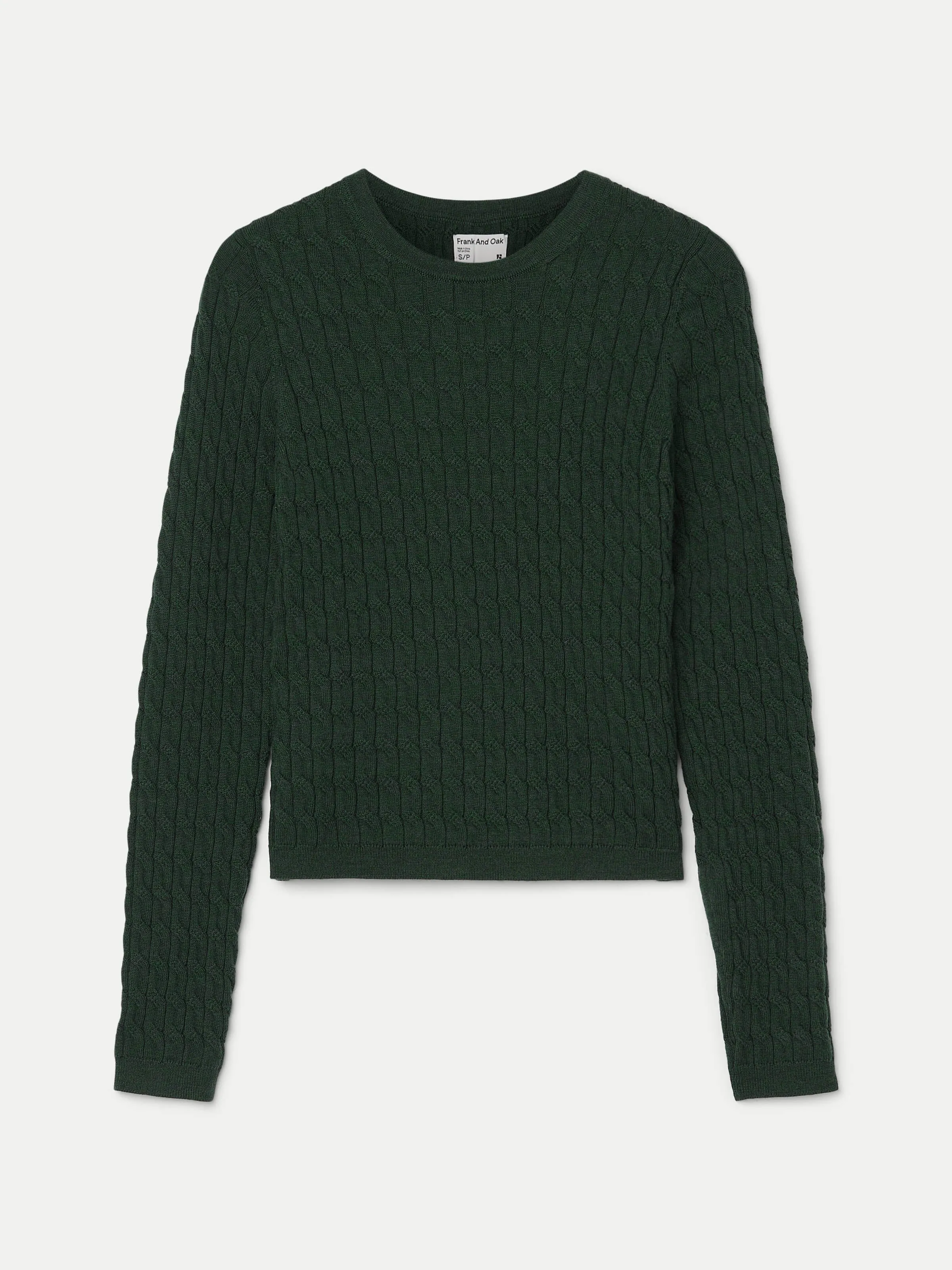 The Merino Wool Sweater  in Pine Grove