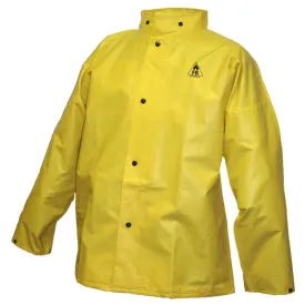 TINGLEY RUBBER CORP J56207.SM DuraScrim Jacket, Yellow, Small, 1 Each